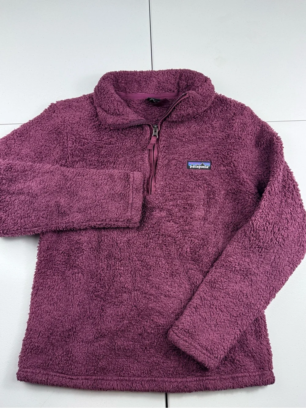 Patagonia Women's Plush Half-Zip Sweater - Plum